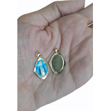 Kit 1000 Medalha Nossa Senhora Das Graças 2cm Resinada 
