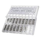 Kit 1000 Micro Mini Parafuso Reparo Oculos Relogio Com Chave