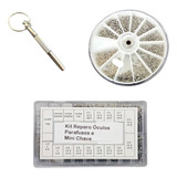 Kit 1000 Parafusos Óculos Relógios Conserto Porca Mini