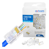 Kit 1000 Un Conector Rj45 Macho