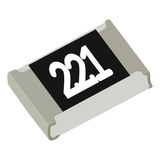 Kit 1000 Unidades Resistor 220r 5% 1/8w Smd 0805 220r