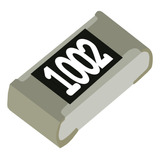 Kit 1000 Unidades Resistor De Precisão 10k 1% 1/8w Smd 0603
