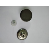 Kit 100pcs Botao Calca Jeans 20 Flex Em Metal Grafite