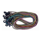 Kit 100x Corda Colorida Elástica Extensor Bagageiro 1,5m