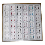 Kit 108 Pares De Brincos Strass - Atacado/lojista/revenda