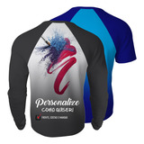 Kit 10pç Uniforme Personalizado Uv50+ 5 Longas 5 Curtas 