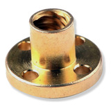 Kit 10un Acoplador Fuso T8 Porca Flange Rosca Castanha 8mm