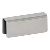 Kit 10un Perfil U Reto Aço Inox P/ Unir Vidros Guarda-corpo