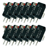 Kit 10x Chave Micro Switch Kw11-7-1