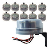 Kit 10x Rele Fotocélula Sensor Bivolt Com Suporte