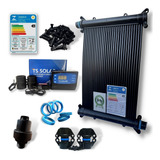 Kit 11 Placas 3mt - 9m²/14.000 Lts Aquecedor Solar Piscina F