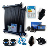 Kit 11 Placas 3mt Aquecimento Solar Piscina +control +val F