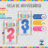 Kit 110 Velas Aniversário Numero De 0 A 9 E ? ( Atacado)