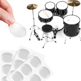 Kit 12 Abafador Gel Bateria Percussão Muffle Reutilizável