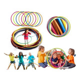 Kit 12 Bambolê Arco Infantil 75 Cm Diâmetro Cor Sortida