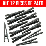 Kit 12 Bico De Pato Presilhas