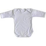 Kit 12 Body Infantil Para Sublimacao Manga Longa