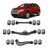 Kit 12 Bucha Braço Bandeja Susp Traseira Ford Edge 2009 2010