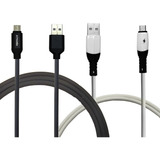 Kit 12 Cabo Usb V8 2 Cores Carregamento Rápido 3a 1m Ca04