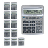 Kit 12 Calculadora Grande Gigante Balcão Problema Visão