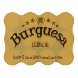 Kit 12 Cerveja Burguesa Pilsen Lata 269ml Conti Contini