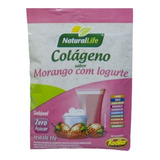 Kit 12 Colágeno Sabor Morango Com Iogurte 18g Natural Life
