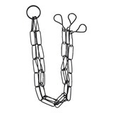 Kit 12 Correntes Tripla 54cm Aço P/ Vasos Suspensos Plantas