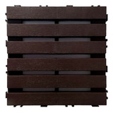 Kit 12 Decks Madeira Plástico Encaixe Modular Piscina Sacada