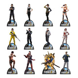 Kit 12 Display Mesa Free Fire Festa Decoração 20cm