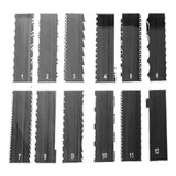 Kit 12 Espátulas Em Acrílico Alisadoras P/ Bolo + Resistente