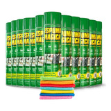 Kit 12 Espuma Mágica Proauto Pano Grátis Limpar Sofá E Carro