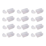 Kit 12 Extensor De Sementes Para Comedouro Meia Lua Pássaros