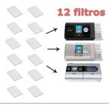 Kit 12 Filtros Nacional Para Cpap Resmed S9/s10