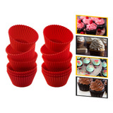 Kit 12 Formas Silicone Cupcake Forminhas