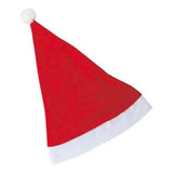 Kit 12 Gorro De Papai Mamãe Noel Touca Tradicional Natal