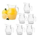 Kit 12 Jarras Vidro Suco Agua Refri 500ml Buffet Restaurante