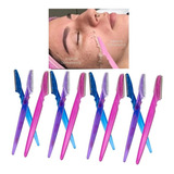 Kit 12 Lâmina De Sobrancelha Dermaplaning Removedor Pelos