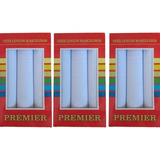 Kit 12 Lenços Bolso Masculino Premier Presidente Algodão 