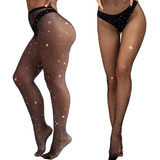 Kit 12 Meia Calça Arrastão Feminina Strass Brilho Atacado