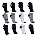 Kit 12 Meia Masculina Cano Curto Soquete Kit Com 12 Pares