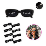 Kit 12 Óculos De Sol Retrô Vintage + Caneta Giz Festa Balada