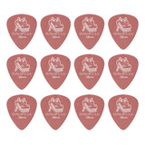Kit 12 Palhetas Dunlop Gator Grip Guitarra Violão 0,58mm