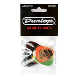 Kit 12 Palhetas Dunlop Variety Pack Sortidas Pvp112 
