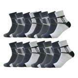 Kit 12 Pares Meia Cano Alto Unissex Atacado Cores Barato