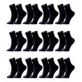 Kit 12 Pares Meia Masculina Cano Longo Barato Cores Menino