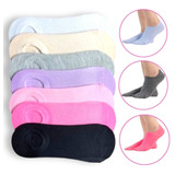 Kit 12 Pares Meia Sapatilha Invisível Coloridas Unisex