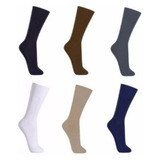 Kit 12 Pares Meias Social Masculina Cores Sortida