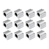Kit 12 Pillow Block 8mm Rolamento Sc8uu Scs8uu