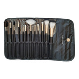 Kit 12 Pincéis Macrilan Maquiagem + Necessaire Estojo +nfe