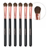 Kit 12 Pincéis Rosê Macrilan Pincel Profissional Maquiagem